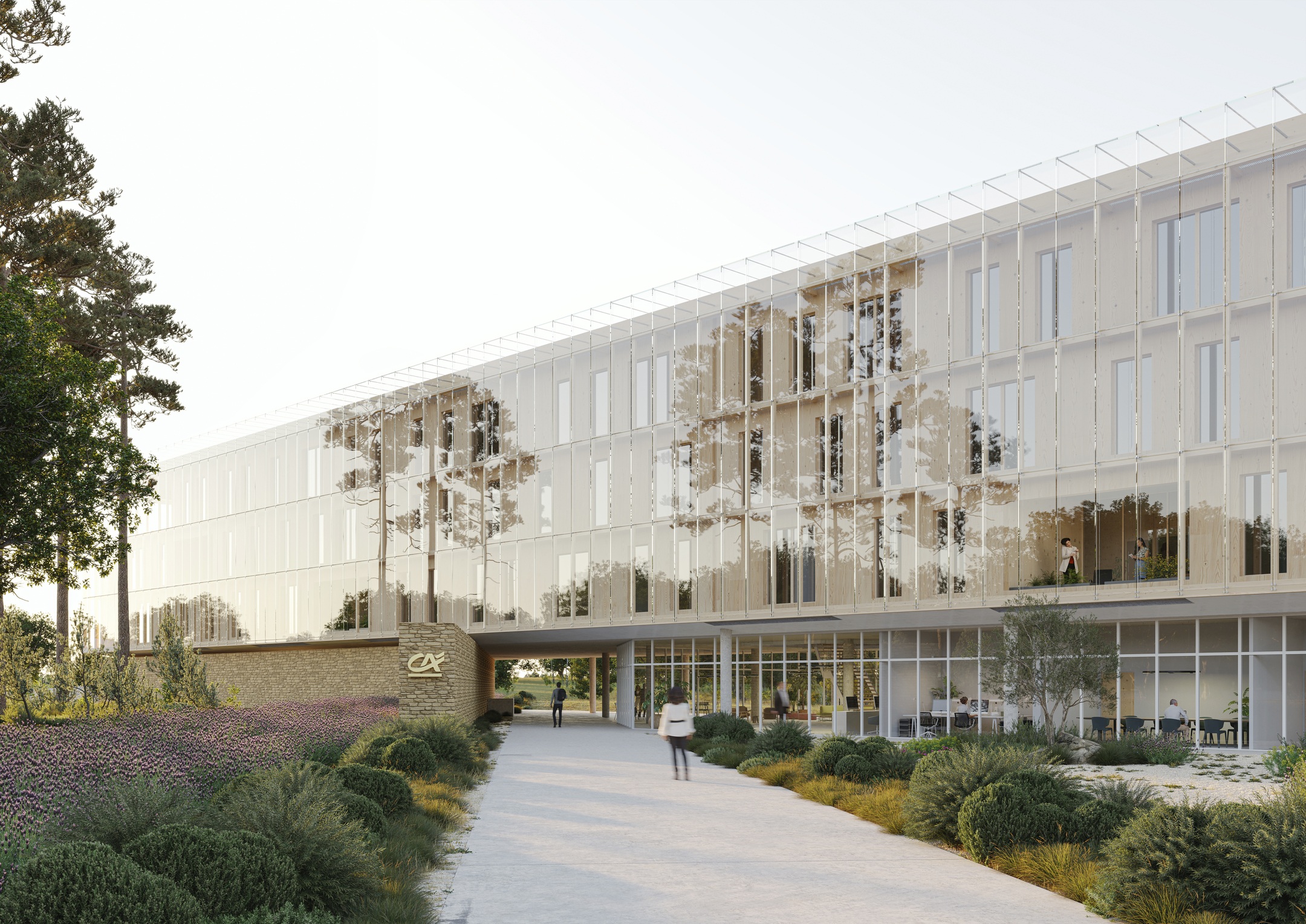 Siège du Crédit Agricole NMP - Montrozier (12)